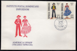 Upaep Rep. Dominicana 1236/37 1996 Traje De Hombre SPD FDC Sobre Primer Día - Altri - America