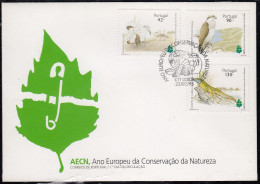 Upaep Portugal HB 108 1995 Otis Tarda Pandion Haliaetus Bird SPD FDC Sobre Pri - Altri - America