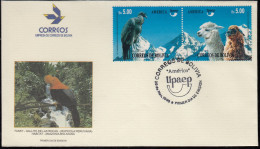 Upaep Bolivia 896/97 1995 Vultur Grypus Lama Guanicoe SPD FDC Sobre Primer Día - Altri - America