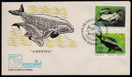 Upaep Argentina 1831/32 1993 Eubalaena Australis SPD FDC Sobre Primer Día - Altri - America