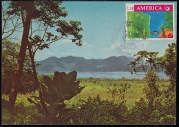 Upaep Honduras 277/78 1990 Carabela Y Pez SPD FDC Sobre Primer Día - Altri - America