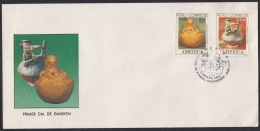 Upaep Perú 913/14 1989 Medicina Y Cirugía Precolombina SPD FDC Sobre Primer Dí - Altri - America