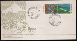 Upaep Brasil 1985/86 1990 Reserva Playa Y Lago De Soul SPD FDC Sobre Primer Dí - Altri - America