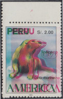 Upaep 1993 Perú Prueba Proof Doble Color Fauna Variedad Variety MNH - Autres - Amérique