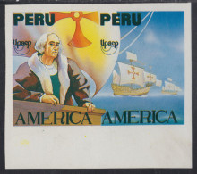 Upaep 1992 Perú 2 Variedad Variety Sin Dentar Colon Columbus - Sonstige - Amerika