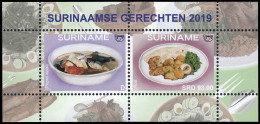 Upaep Suriname 2019 Comida Tradicional Hoja Bloque MNH - Autres - Amérique