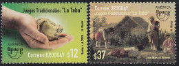 Upaep Uruguay 2411/12 2009 Juegos Tradicionales La Taba MNH - America (Other)
