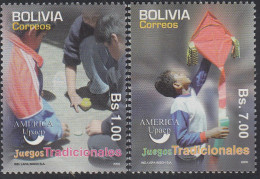 Upaep Bolivia 2366/67  2009 Juegos Tradicionales MNH - Sonstige - Amerika