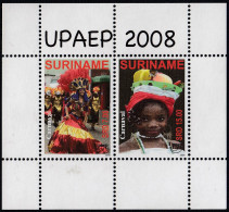 Upaep Suriname HB 168 2008 Carnaval Fiestas Nacionales MNH - America (Other)