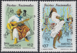 Upaep Uruguay 2377/78 2008 Fiestas Nacionales MNH - America (Other)