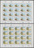 Upaep Argentina 1731/32 1990 Hojas Completas Cataratas De Iguazú Y Hamelia Ere - Sonstige - Amerika