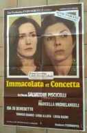 AFFICHE CINEMA FILM IMMACOLATA I ET CONCETTA PISCICELLI IDA DI BENEDETTO 1980 TBE ITALIE - Affiches & Posters
