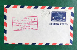 CUBA 1949, Spanish Antillas, SOBRE ENTERO POSTAL/ STACIONERY, CORREO AÉREO INTERNACIONAL - Luchtpost