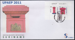 Upaep Suriname 2256/57 2011 Buzones SPD FDC Sobre Primer Día - America (Other)