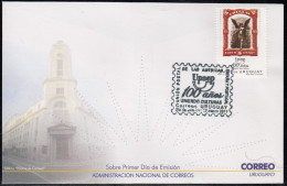 Upaep Uruguay 2476 2011 100 Años Uniendo Culturas SPD FDC Sobre Primer Día - Amerika (Varia)