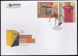 Upaep Argentina 2413/14 2011 Buzón Del Tipo Corneta SPD FDC Sobre Primer Día - Autres - Amérique