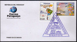 Upaep Paraguay 3053/54 2011 Unión Postal Américas  SPD FDC Sobre Primer Día - Altri - America