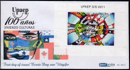 Upaep Aruba 540/43 2011 Uniendo Culturas SPD FDC Sobre Primer Día - Autres - Amérique