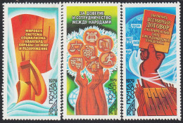 Rusia 4646/48 1979 Programa De Paz MNH - Autres & Non Classés