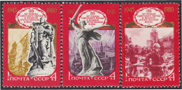Rusia 4684/86 1980 35 Aniversario De De La Victoria MNH - Other & Unclassified