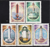 Rusia 4966/70 1982 Faros Costeros MNH - Otros & Sin Clasificación