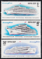 Rusia 5406/07 1987 Embarcaciones Fluviales Para El Transporte De Pasajeros MNH - Other & Unclassified