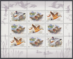 Rusia 5641/43 1989 Fauna Patos Y Gansos Minihojita  MNH - Autres & Non Classés