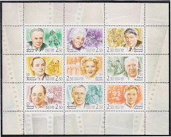 Rusia 6589/97 2001 Actores De Cine MNH - Sonstige & Ohne Zuordnung