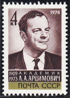 Rusia 4012 1974 Lev Artsimóvich MNH - Autres & Non Classés