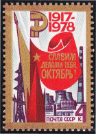 Rusia 4539 1978 61 Aniversario De La Revolución De Octubre MNH - Otros & Sin Clasificación