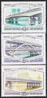 Rusia 4761/63 1980 Puentes De Moscú MNH - Andere & Zonder Classificatie