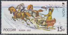 Rusia 7389 2013 Europa Vehículos Postales MNH - Otros & Sin Clasificación