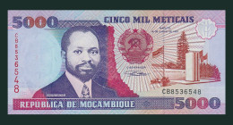 # # # Banknote Mosambik (Mozambique) 5.000 Meticais 1991 (P-136) UNC # # # - Moçambique