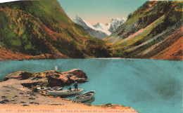 FRANCE - Env De Cauterets - Le Lac De Gaube Et Le Vignemale - LL - Barques - Colorisé - Carte Postale Ancienne - Cauterets