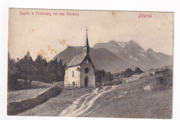 E5267) ZILLERTAL - Kapelle In FINKENBERG Mit Dem Grünberg 1909 - Zillertal