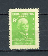 CUBA -  CÉLÉBRITÉ  - POSTE AÉRIENNE - N°Yt 63 (*) - Luchtpost