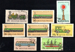 1959 - Ungheria 1278 + 1279 X 3 + 1280/83 Mezzi Di Comunicazione     ------ - Usati