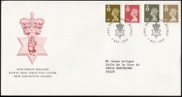 Gran Bretaña 1718/29 (de La Serie) 1993 SPD FDC Serie Reina Isabel II Irlanda  - Non Classés