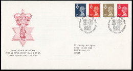 Gran Bretaña 1499/10 (de La Serie) 1990 SPD FDC  Serie Reina Isabel II Irlanda - Unclassified