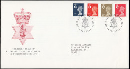 Gran Bretaña 1499/10 (de La Serie) 1990 SPD FDC  Serie Reina Isabel II Irlanda - Ohne Zuordnung