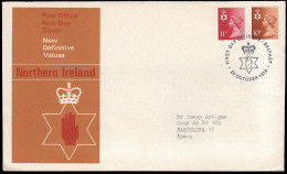 Gran Bretaña 807/12  (de La Serie) 1976 SPD FDC Serie Reina Isabel II  Irlanda - Unclassified
