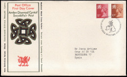 Gran Bretaña 807/12 (de La Serie) 1976 SPD FDC Serie Reina Isabel II Gales Sob - Non Classés