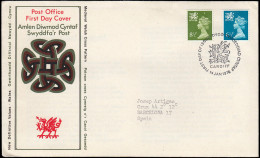 Gran Bretaña 774/79 (de La Serie) 1976 SPD FDC Serie Reina Isabel II Gales  So - Non Classificati