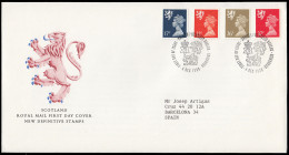Gran Bretaña 1499/10 (de La Serie) 1990 SPD FDC  Serie Reina Isabel II Gales   - Ohne Zuordnung