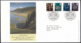 Gran Bretaña 2498/01 2003 SPD FDC Serie Regional Gales Sobre Primer Día Tallen - Non Classificati