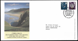 Gran Bretaña 4133/40 (de La Serie) 2015 SPD FDC Serie Regional Gales Sobre Pri - Non Classés