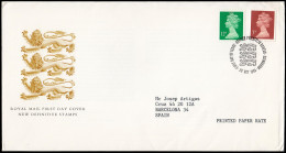 Gran Bretaña 1200/01 1984 SPD FDC Serie Reina Isabel II Sobre Primer Día Phila - Unclassified