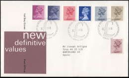 Gran Bretaña 1075/81 1983 SPD FDC Serie Reina Isabel II Sobre Primer Día Phila - Non Classés