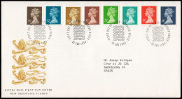 Gran Bretaña 1328/35 1988 SPD FDC Serie Reina Isabel II Sobre Primer Día Winds - Ohne Zuordnung