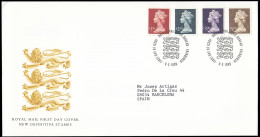 Gran Bretaña 2083/86 1999 SPD FDC Serie Reina Isabel II Sobre Primer Día Phila - Non Classés